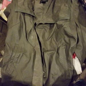 DKNY leather jacket